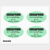 Sousaphone Is Everything Oval Sticker 楕円形シール (シート)