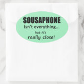 Sousaphone Is Everything Oval Sticker 楕円形シール (バッグ)