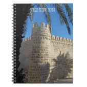 Sousseマディーナ場面チュニジアの歴史的な紀行 ノートブック (正面)
