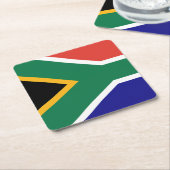 South Africa スクエアペーパーコースター (アングル)