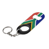 South Africa Flag キーホルダー栓抜き (正面アングル)