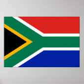 South Africa Flag ポスター (正面)