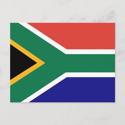 South Africa Flag ポストカード (正面)