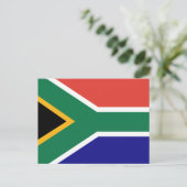 South Africa Flag ポストカード (スタンド正面)