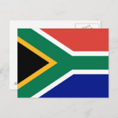 South Africa Flag ポストカード (正面/裏面)