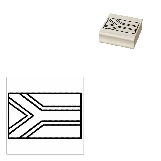 South Africa Flag ラバースタンプ (押印)
