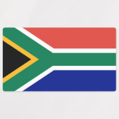 South Africa Flag ラベル (デザイン1)
