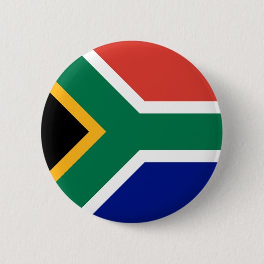 South Africa Flag 缶バッジ (正面)