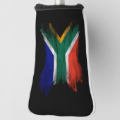 South Africa flag brush stroke, national flag ゴルフヘッドカバー (回転90)