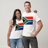 south_africa-flag tシャツ (ユニセックス)