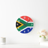 South Africa Flag Wall Clock -  ラウンド壁時計 (ホーム)