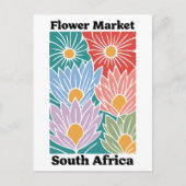 South Africa Flower Market Colorful Proteas ポストカード (正面)