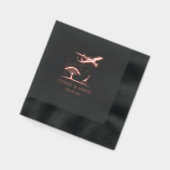 South Africa Passport 箔ナプキン (左)