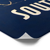 South Africa Poster BOAC Travel Art African Print ポスター (角)