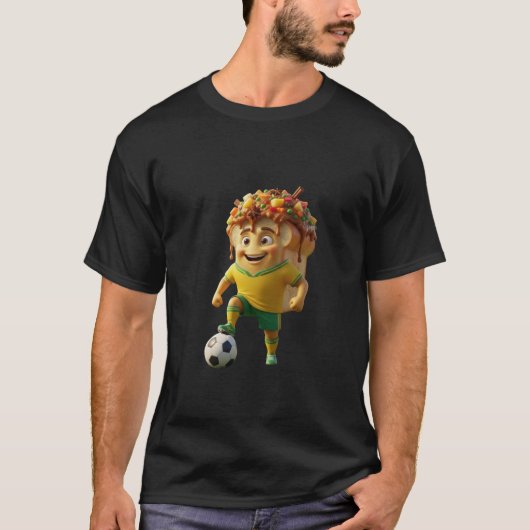 South Africa Soccer Shirt - Funny Bunny Chow Footb Tシャツ (正面)