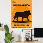 South Africa Travel Poster ポスター (ホームオフィス)
