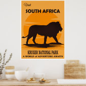 South Africa Travel Poster ポスター (キッチン)