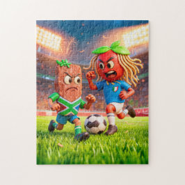 South African biltong versus Italian spaghetti soc ジグソーパズル