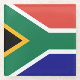 South African Flag ガラスコースター
