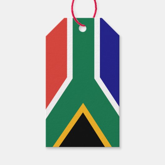South African Flag ギフトタグ (正面)
