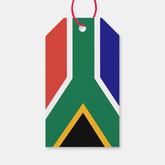 South African Flag ギフトタグ (裏面)
