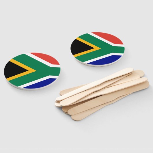 South African Flag ハンドファン (組立なし)