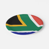 South African Flag ペーパープレート (アングル)