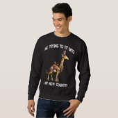 South African me trying to fit into my new country スウェットシャツ (正面フル)