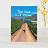 South African Vineyard カード (黄色い花)