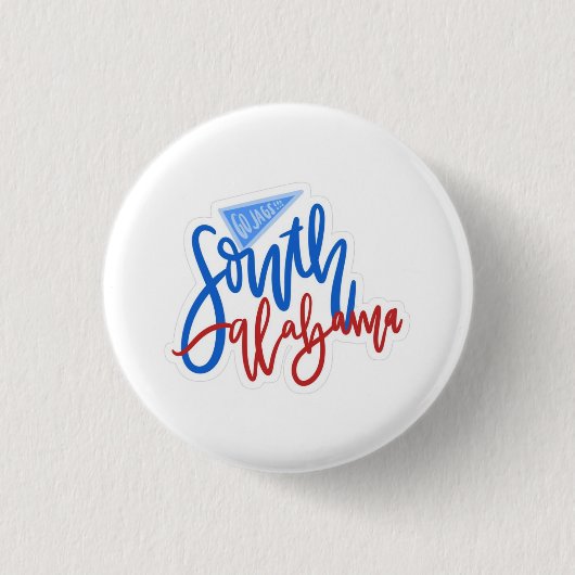 South Alabama Gameday Button 缶バッジ (正面)