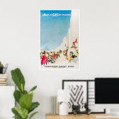 South America Art SAS Travel Poster Print ポスター (ホームオフィス)