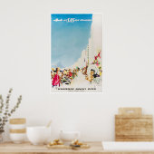 South America Art SAS Travel Poster Print ポスター (キッチン)