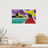 South America - Matchbox Print - Czech Wall Art -  ポスター (キッチン)