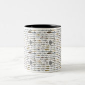 South Asia Freshwater Fish Group ツートーンマグカップ (中央)