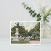 South Battery、Charleston SC 1915ヴィンテージ ポストカード (スタンド正面)