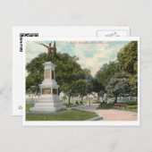 South Battery、Charleston SC 1915ヴィンテージ ポストカード (正面/裏面)