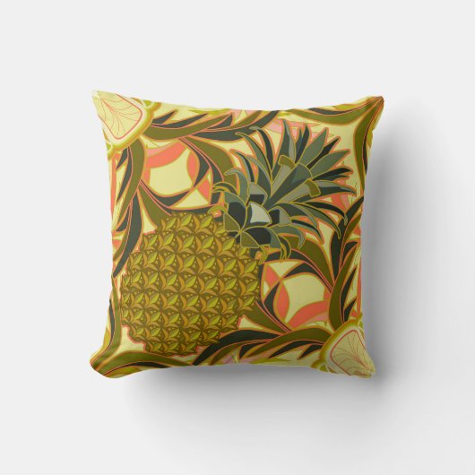 South Beach Pineapple Pillow クッション (正面)