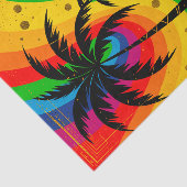 [South Beach Vibes] Retro Pop Art Deco Palm Trees 薄葉紙 (詳細)