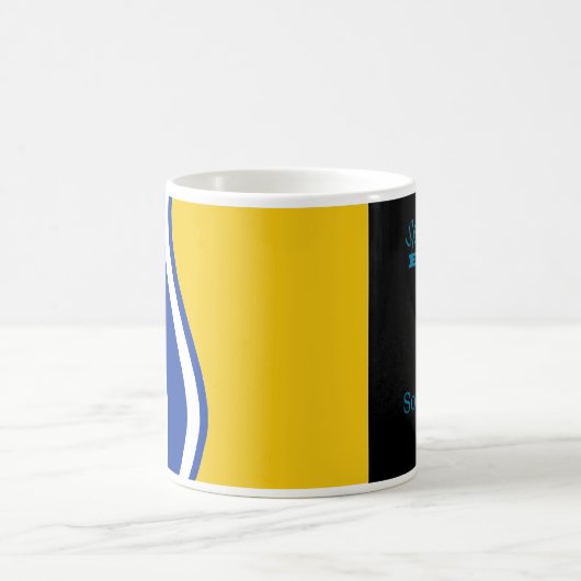 South Bendの旗のマグ コーヒーマグカップ (中央)