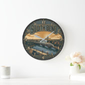 South Bend Indiana ラージ壁時計 (ホーム)