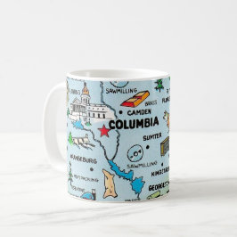 South Carolina - Columbia Mug コーヒーマグカップ