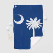 South Carolina Flag ゴルフタオル (インサイチュ)