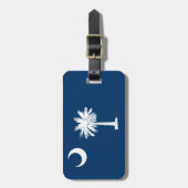 South Carolina Flag ラゲッジタグ (正面縦)