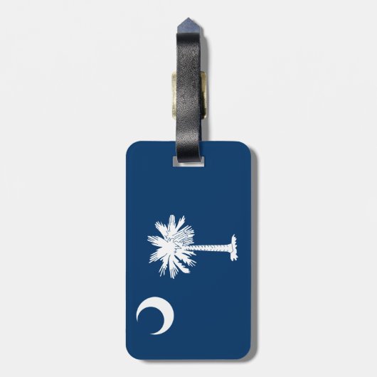 South Carolina Flag ラゲッジタグ (裏面縦)