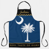 South Carolina Flag Chefs Apron, Carolina Apron エプロン (正面)