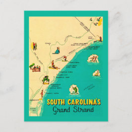 South Carolina Grand Strand Postcard ポストカード