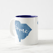 South Carolina Home Wood Grain ツートーンマグカップ (正面左)