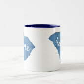 South Carolina Home Wood Grain ツートーンマグカップ (中央)