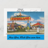 South Carolina, Kiddieland, Myrtle Beach ポストカード (正面/裏面)