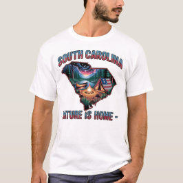 South Carolina Nature Is Home Vintage Outdoor Art Tシャツ